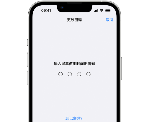 碑林iPhone屏幕维修分享iPhone屏幕使用时间密码忘记了怎么办 