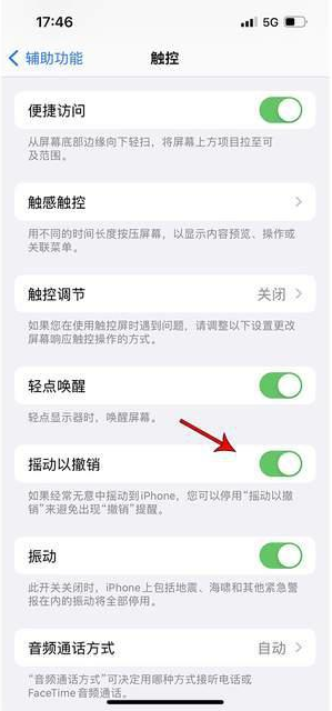 碑林苹果手机维修分享iPhone手机如何设置摇一摇删除文字 